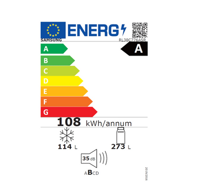 Réfrigérateur congélateur en bas Samsung RL38C776ASR