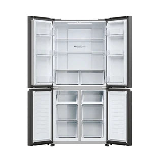 Réfrigérateur multi-portes Haier Réfrigérateur multiportes Cube Clim HCR3818ENPT noir mat