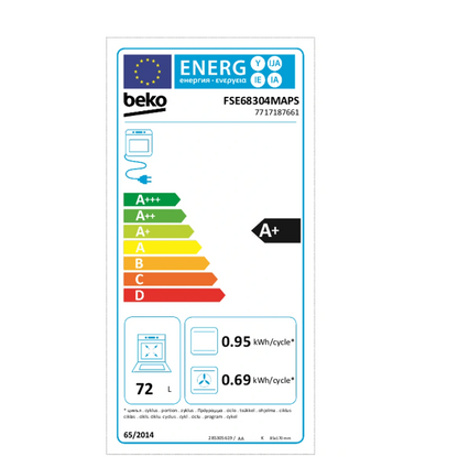 Cuisinière induction Beko FSE68304MAPS