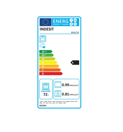 Cuisinière induction Indesit I6I8LCSX Inox