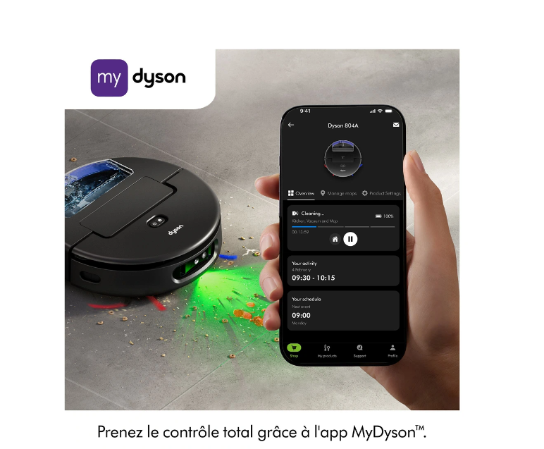 Aspirateur robot Dyson Spot + Scrub AI