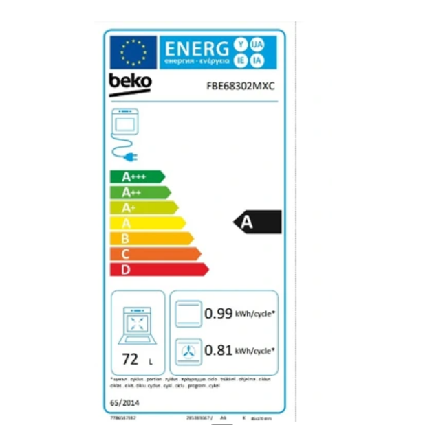 Cuisinière induction Beko FBE68302MXC Inox