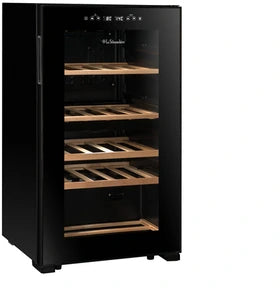 Cave de service La Sommeliere Cave à vin de Service SLS32DZBLACK Double Zone 32 Bouteilles La Sommelière