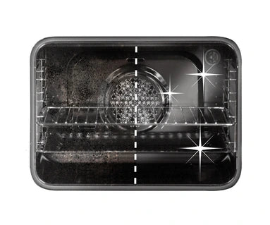 Gazinière Schneider SCCG64DO-BM - Cuisinière double four 4 feux gaz Black mat