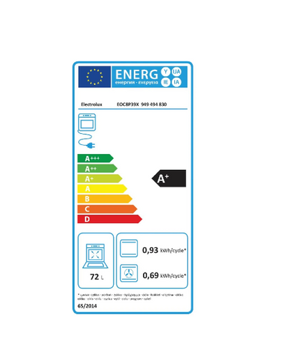 Four encastrable Electrolux EOC8P39X