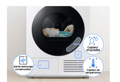 Sèche-linge pompe à chaleur Samsung DV90DG6845LK