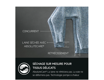 Sèche-linge pompe à chaleur Aeg TR93A9H4BW