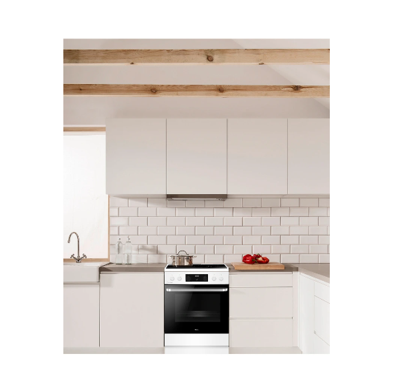 Cuisinière vitrocéramique Amica ACV7005SRW AIRFRY