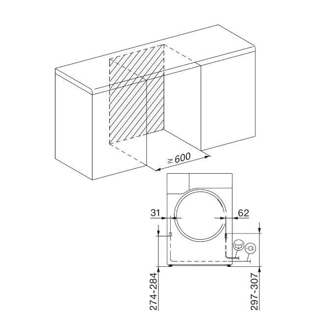Sèche-linge pompe à chaleur Miele TSH 783 WP
