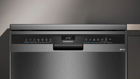 Lave-vaisselle pose libre Siemens SN23EC03ME, iQ300 Noir