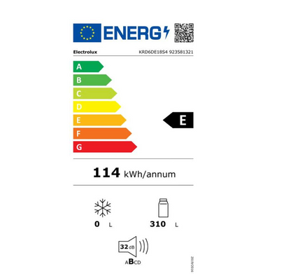 Réfrigérateur 1 porte Electrolux KRD6DE18S4 Encastrable 178 cm
