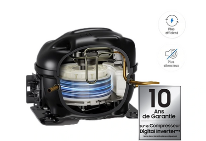 Réfrigérateur américain Samsung RS70F64KETEF