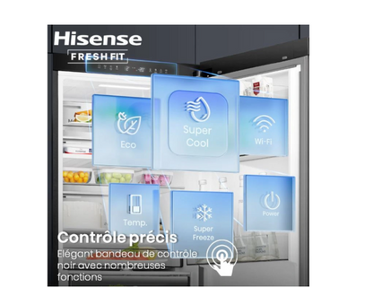 Réfrigérateur 1 porte Hisense RL5K370GSFD Freshfit
