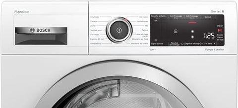Sèche-linge pompe à chaleur Bosch WTX87M09FF AutoClean
