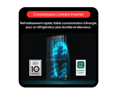 Réfrigérateur américain Lg GSLC40EPFE
