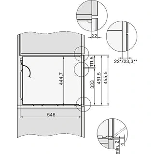 Four encastrable Miele H 7840 BM