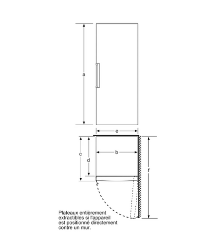 Congélateur armoire Siemens GS58NAWCV