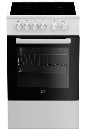 Cuisinière vitrocéramique Beko FSS57000GW