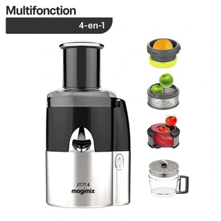 Extracteur de jus Magimix JUICE EXPERT 4 CHROME ET NOIR 18083F