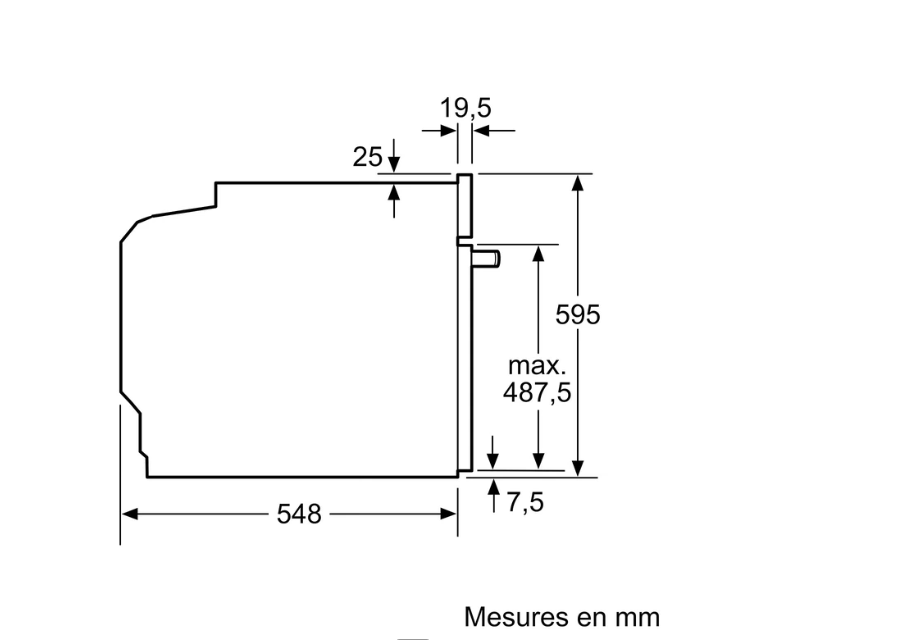 Four encastrable Neff B6ACH7AN3F HIDE