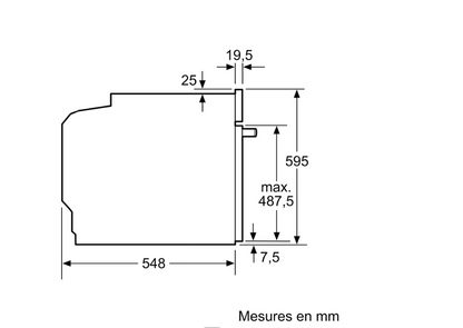 Four encastrable Neff B6ACH7AN3F HIDE