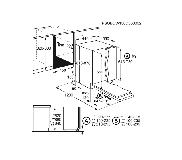 Lave-vaisselle encastrable Electrolux EEM43200L - ENCASTRABLE 45CM