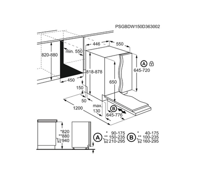 Lave-vaisselle encastrable Electrolux EEM43200L - ENCASTRABLE 45CM