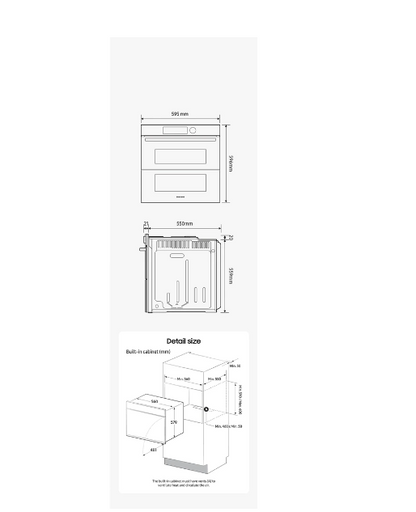 Four encastrable Samsung NV7B5675WAK