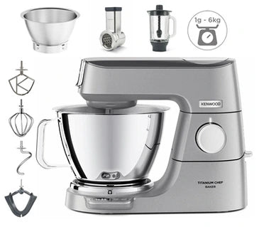 Robot pâtissier Kenwood Titanium Chef Baker KVC85.314SI