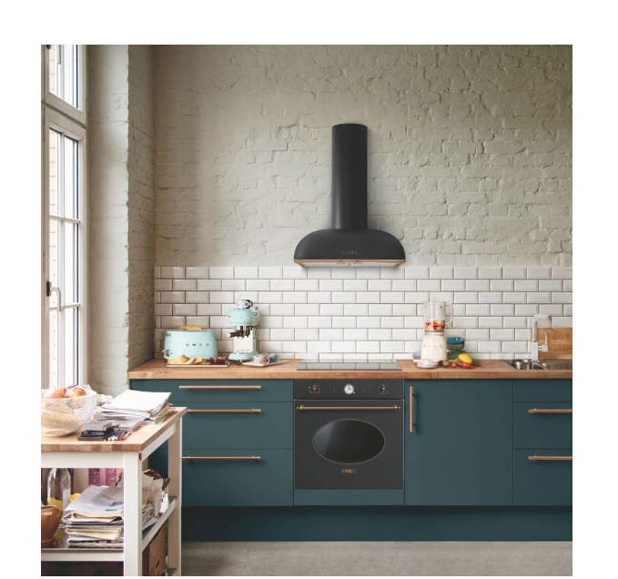 Four encastrable Smeg SFP68C1TAO Gris Anthracite