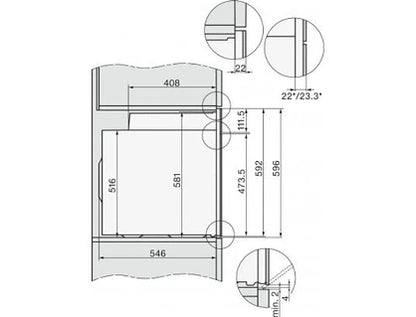 Four encastrable Miele H 7364 BP
