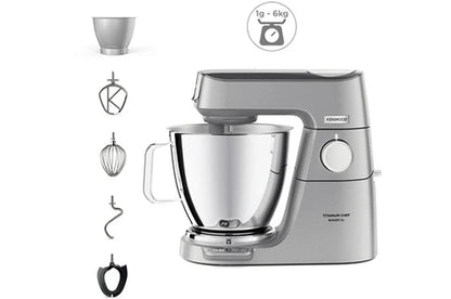 Robot pâtissier Kenwood TITANIUM CHEF BAKER XL KVL85.009SI SILVER