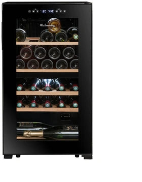 Cave de service La Sommeliere Cave à vin de Service SLS32DZBLACK Double Zone 32 Bouteilles La Sommelière