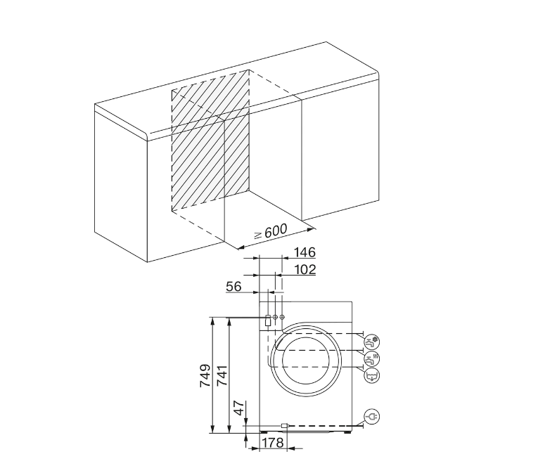Lave-linge hublot Miele WSG 883 WCS