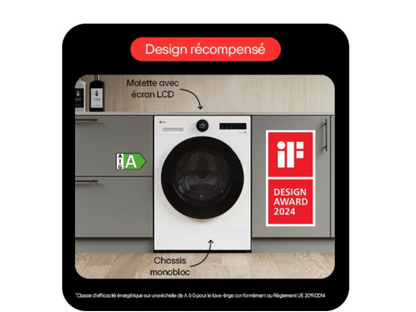 Lave-linge hublot Lg F34X71WHST