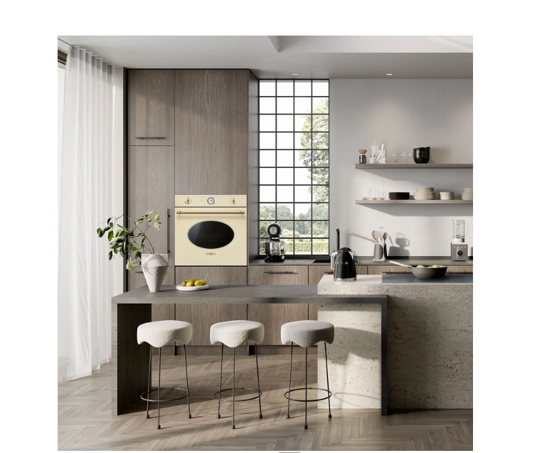 Four encastrable Smeg SF68C1PO Crème