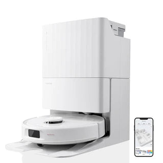 Aspirateur robot Roborock Aspirateur robot Qrevo Pro avec lavage à l'eau chaude à 60 °C (version améliorée du Qrevo S/S7 Max Ultra), lavage et nettoyage intelligents,