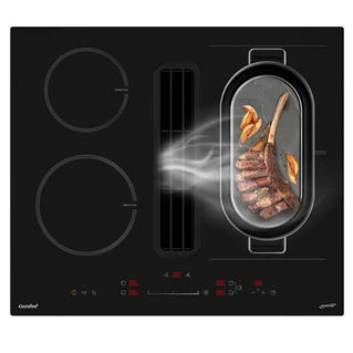 Plaque de cuisson avec hotte intégrée Comfee CIH742FY18K0