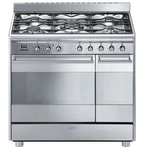 Piano de cuisson Smeg ESTHETIQUE CLASSICA 90cm MIXTE INOX - SCB92PX8