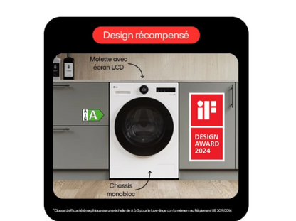 Lave-linge hublot Lg F14X71WHST