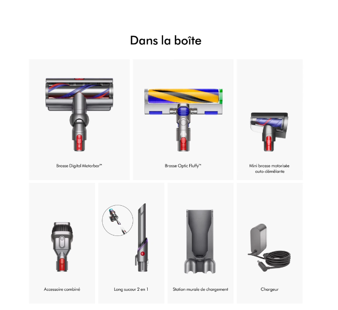 Aspirateur balai Dyson Gen5 detect Absolute
