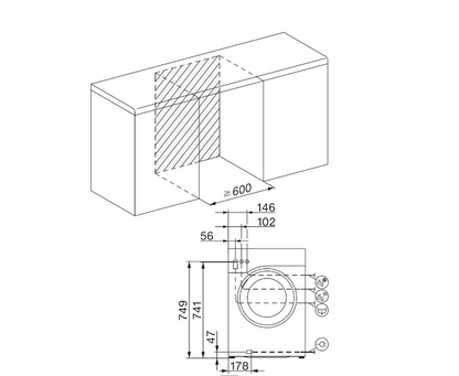 Lave-linge hublot Miele WSA 123 WCS