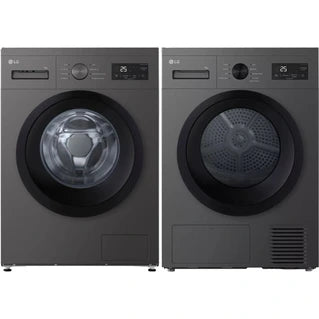 Sèche-linge Pompe à chaleur 8kg  +  Lave-linge hublot Lg PACK Lave-linge hublot 9kg 1400trs/min