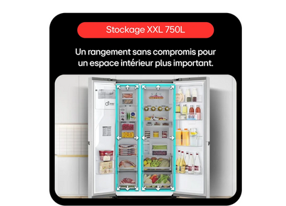 Réfrigérateur américain Lg GSLC40EPFE