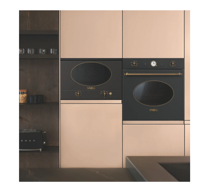 Four encastrable Smeg SFP68C1TAO Gris Anthracite