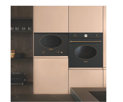 Four encastrable Smeg SFP68C1TAO Gris Anthracite