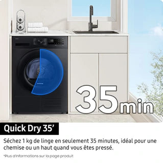 Sèche-linge pompe à chaleur Samsung DV90DG52A0AE