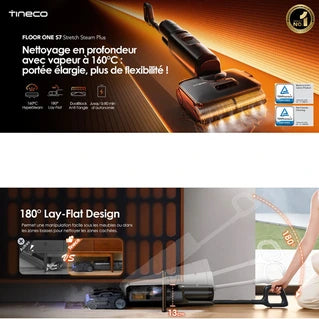 Aspirateur laveur Tineco Floor One S7 Stretch steam plus