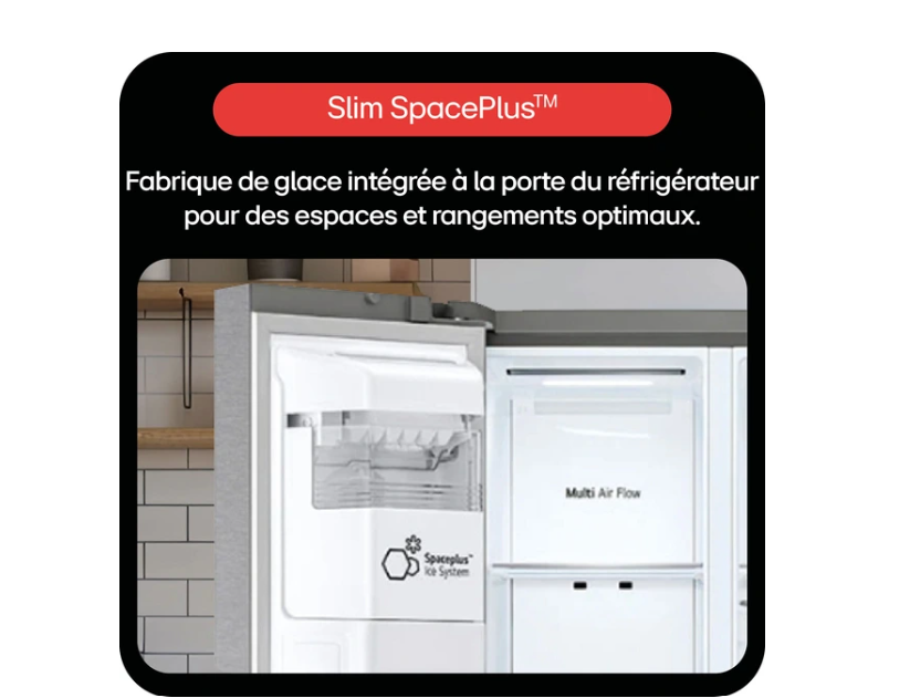 Réfrigérateur américain Lg GSLC40EPFE