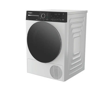 Sèche-linge pompe à chaleur Whirlpool CWD86MWBRFR Blanc et Noir
